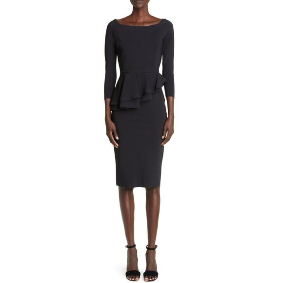 Chiara Boni La Petite Robe Deirdrelene Dress in Black 40 NEW - Picture 1 of 7